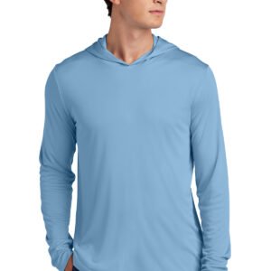 Sport-Tek® Posi-UV® Pro Long Sleeve Hoodie - light Blue