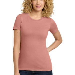 Next Level Apparel® Women’s Cotton Tee - Desert Pink