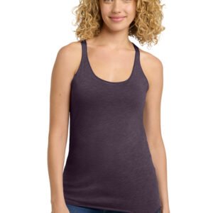 Next Level Apparel® Women’s Tri-Blend Racerback Tank - Vintage Purple