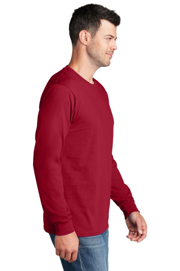 Port & Company® Long Sleeve Core Cotton Tee - Image 3