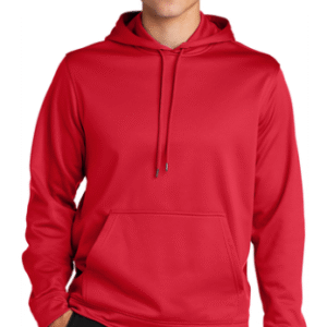 Sport-Tek® Sport-Wick® Fleece Hooded Pullover Deep red