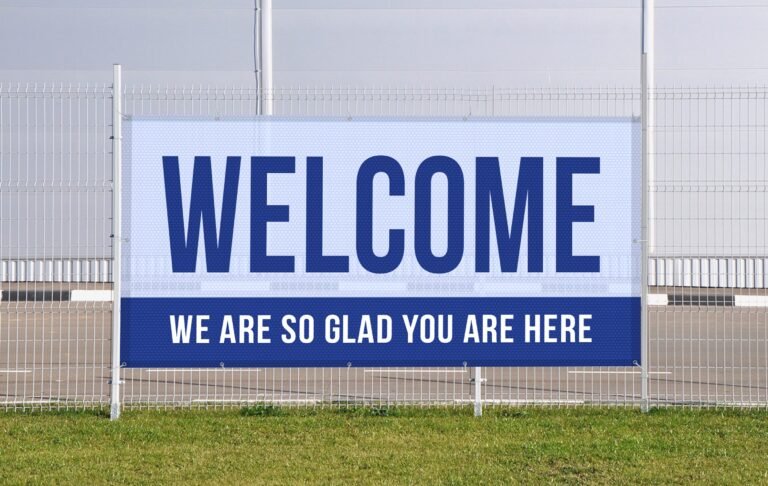 Custom Mesh Outdoor banner